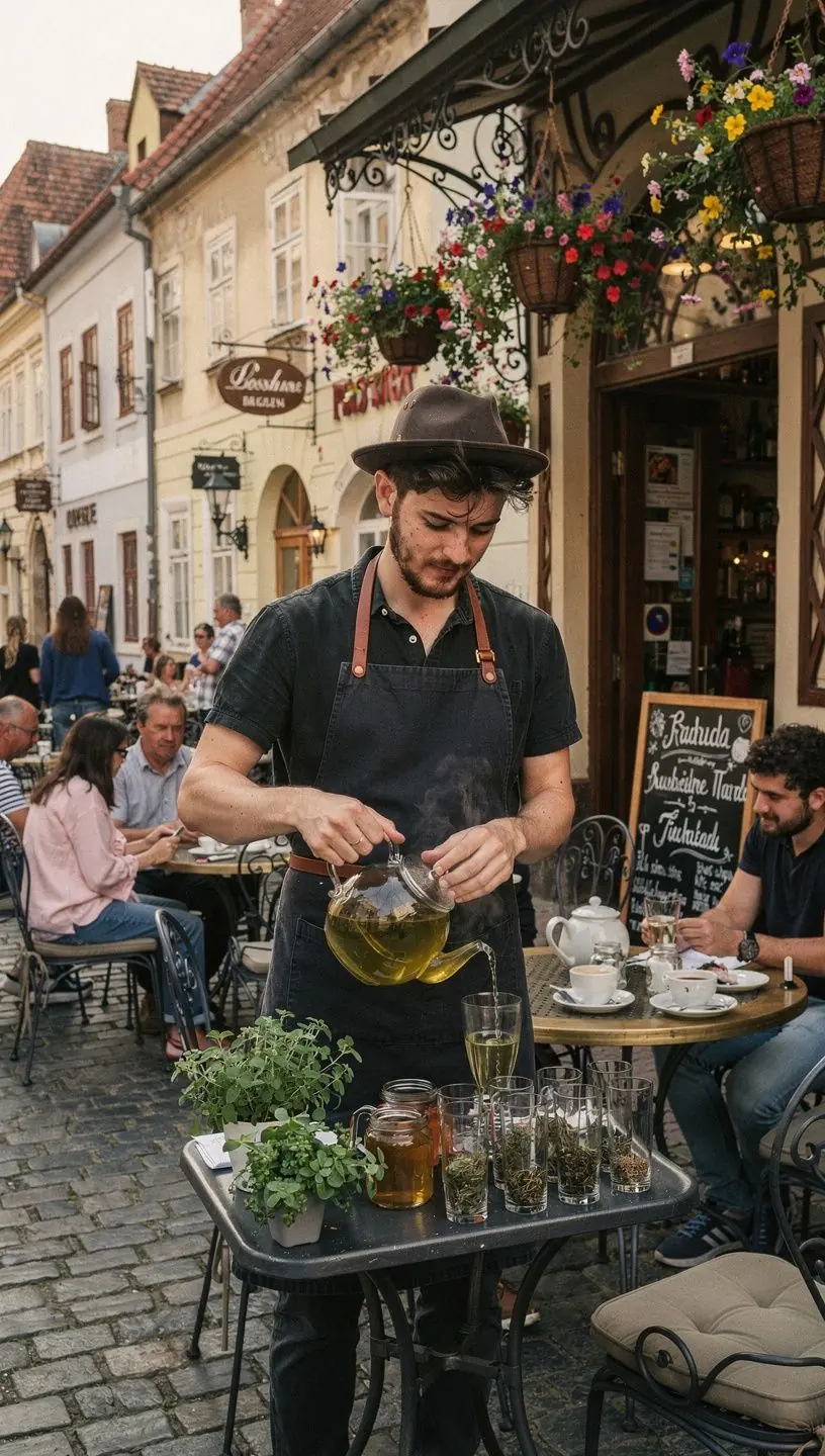 A mediterrán oregánó levelei, amelyek az illatos teát adják.