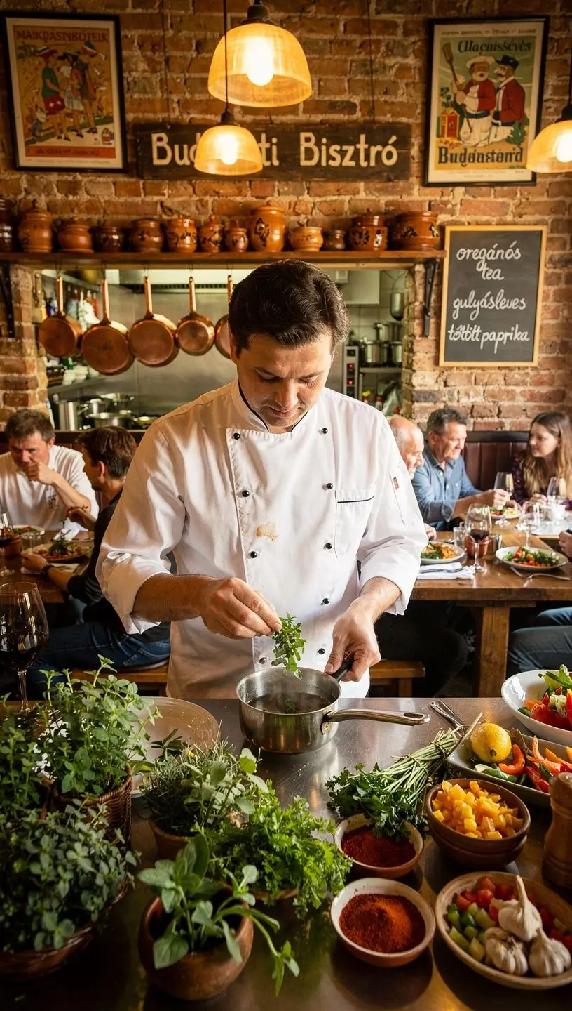 Oregánó tea elkészítése, friss fűszernövények forrázásával.